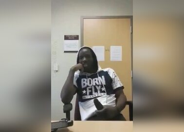 Black Man Jerks Off