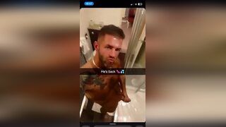 Hairy guy cums