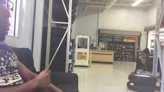 jacking off in public