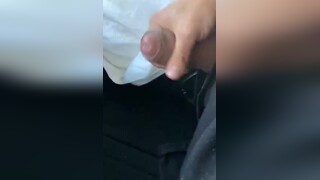 She touches herself