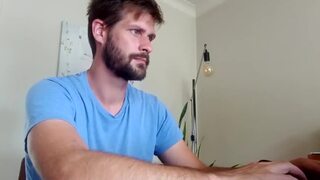 Handsome Man Jerking