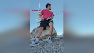 public wank