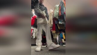 Almost caught in public