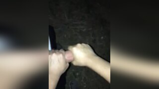 Helping hand in the forest