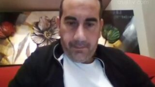 straight Italian daddy tricked into cumming