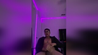 Hot Latino jerking