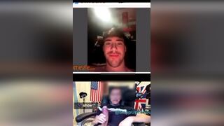 Str8 guy turned on by big cock