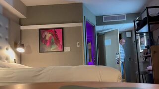 Hotel spy nude no cum