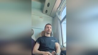 cum on the train