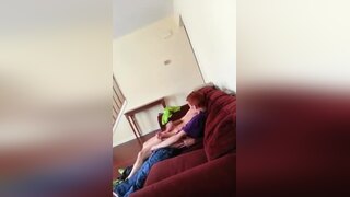 horny ginger convinces friends dad