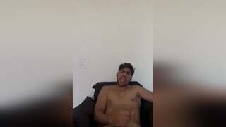 Wank and cum