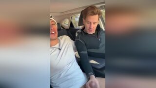 Handjob in the car