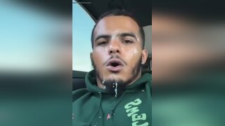 Black Men Cum in Car