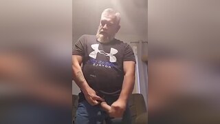 Mature Guy Jerking