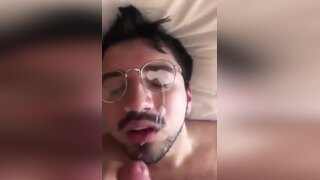 Cum on glasses
