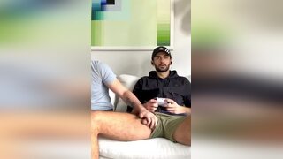 HELPING OUT A FRIENDS BIG COCK
