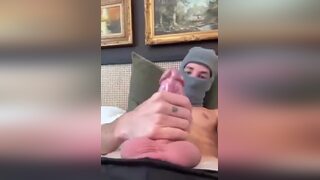 Sexy Muscular Twink with a Horsecock