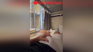 hostel jerking off almost caught
