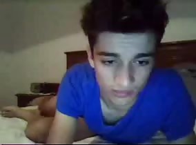Cutie shows off his big dick and tight hairy hole