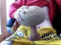 Teaching this melon who is boss