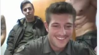 Australian soldiers messing around on webcam