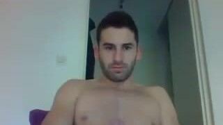 Cumshot of very hung handsome dude