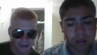 2 Soldiers baited Ginger cums