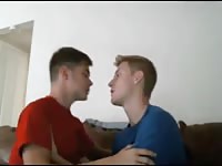 Cute boys orally pleasure each other