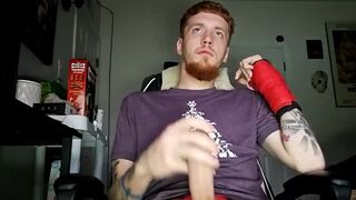 Big Dick Redhead Guy Cam Solo Wank
