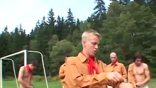 A wank in the woods