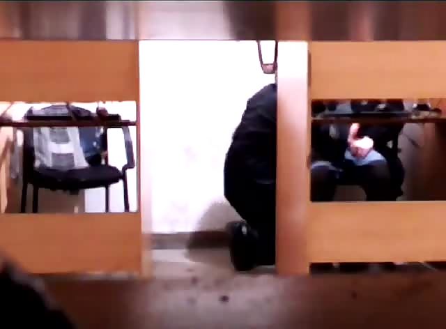 Caught jacking each other in an internet cafe