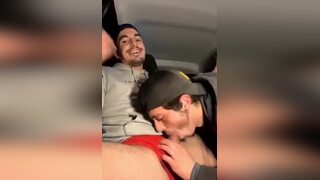French Blowjob in car