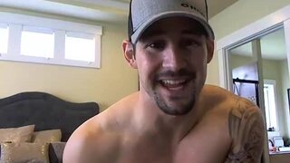 Fire Fighter Puts Out His Fire